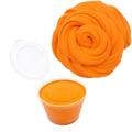 Slowmoose 80ml Air Dry Plasticine Fluffy Slime Polymer Clay Supplies Orange Slime