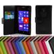 Cadorabo Nokia Lumia 925 Sleeve Cover Case Case - with structure and card slots BLACK OXIDE