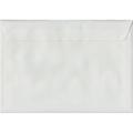 ColorSono White Laid Peel/Seal C6/A6 Coloured White Envelopes. 100gsm FSC Sustainable Paper. 114mm x 162mm. Wallet Style Envelope. 25