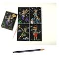 Slowmoose Drawing Painting Rainbow Scratch Art Mini Notes With Stylus Scraping Fairy tales