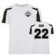 UKSoccerShop Isco Real Madrid Sports Training Jersey (White/Black) Small (34-36 inch)