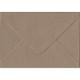 ColorSono Fleck Kraft Gummed C7/A7 Coloured Brown Envelopes. 110gsm FSC Sustainable Paper. 82mm x 113mm. Banker Style Envelope. 100