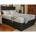 Divan Base Direct Pearl Orthopaedic Comfort Sprung Divan Bed Set 2Ft6 Small Single 2 Drawers Side - Naples Slate