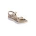 Women's The Go Walk Flex Sublime Sandal by Skechers in Taupe (Size 9 M)