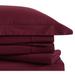 Classic Cotton Sheet Set by Brooklyn Loom in Burgundy (Size TWINXL)