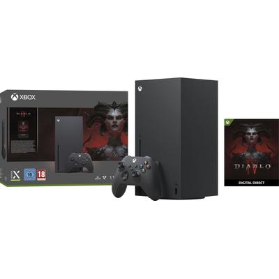 XBOX Spielekonsole "Series X - Diablo IV Bundle" Spielekonsolen schwarz Xbox Bestseller