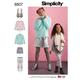 Simplicity Pattern 8807 Child and Girls Sportswear