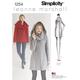Simplicity Women's Leanne Marshall Easy Lined Coat or Jacket