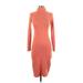 Wild Fable Casual Dress - Sweater Dress: Orange Dresses - Women's Size Small