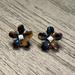 J. Crew Jewelry | J Crew Tortoise Shell Flower Stud Earrings | Color: Brown | Size: Os