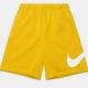 Nike Shorts | Men’s Nike Sportswear Club Sweat Shorts Knee Length Mustard Yellow Size Small | Color: White/Yellow | Size: S