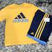Adidas Matching Sets | Adidas Short Set | Color: Blue/Gold | Size: Various