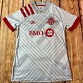 Adidas Shirts | Adidas Mls Toronto Fc Soccer Jersey Women Adult Size Small Aeroready Futbol Fan | Color: Gray/Red | Size: S