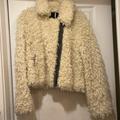 Free People Jackets & Coats | Beautiful Free People Faux Fur Jacket | Color: White | Size: L