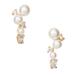 Kate Spade Jewelry | Kate Spade Little Gem Ear Crawlers Pearl Gold Earrings | Color: Gold/White | Size: Os