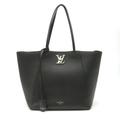 Louis Vuitton Bags | Louisvuitton Tote Bag Lock Me Cover Twist Lock Leather Noir Black Shoulder Bag | Color: Black/Brown | Size: Os