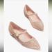 Kate Spade Shoes | Kate Spade Maya Crystal Flats Mary Jane Mochi Pink | Color: Cream/Pink | Size: 7.5