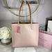 Kate Spade Bags | Kate Spade X 2 Pc Set! Large Nude/Pink Reversible "Carry All" Tote Bag W. Card C | Color: Pink/Tan | Size: Os