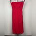 J. Crew Dresses | J. Crew Rose Red Gauze Strapless Fit & Flare Flowy Dress | Color: Pink/Red | Size: 0