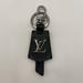 Louis Vuitton Accessories | Louis Vuitton Monogram Eclipse Porte Cles Key Ring | Color: Black/Silver | Size: Os