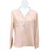Nine West Tops | 2/$25 Nine West Pink Neutral Feminine Long Sleeve Blouse Relaxed Fit Size S | Color: Pink | Size: S