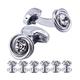 Men's Knot Cufflinks and Stud Earrings Fashion Wedding Shirts Jewelry Cufflinks Set Ornament (Color : D, Size : Same size) (D Same size)