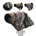 NEEWER Camera Rain Cover, L Large Waterproof Raincoat Cover Sleeve for Canon Sony Nikon Fujifilm DSLR Camera & Lenses up to 400mm, Dual Sided Camouflage Green Camo Nylon, PB020