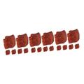 ibasenice 18 Pcs Cooked Meat Model Food Model Decorative Fake Meat Restaurant Prop Plastic Fake Meat Fake Meat Prop Fake Cooked Meat Simulation Food Fake Food Beef Pvc Teaching Aids