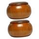 TOYANDONA 2 Pcs Jujube Wood Go Jar Go Game Chess Container Wood Go Game Bowl Go Stones Container Bamboo Go Game Bowl Wei Bowl Go Can Go Bowl Go Game Canister Child Wooden Game Box Cosmetic