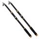 Fishing Rod Sea Fishing Rod Set Fishing Rod Throwing Rod Long-range Throwing Rod Sea Fishing Rod Ultra-light and Ultra-hard Combination Complete Set Fishing Combos (Color : Black, Size : 2.7m)