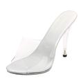 Harpily Womens High Heel Mules Ladies Bridal Wedding Shoes Evening Party Prom Occasion Heeled Strappy Sparkly Dress Sandals Ankle Strap Fashion Heels Shoes Comfort Sandals Wide Fit Court Shoes