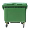 Trash Cabinet 660L Outdoor Trash Can with Universal Wheels Large-capacity Trash Can with Lid Thickened Plastic Sanitation Trailer Trash Can, Green Trash Hideaway (Size : B)