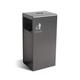 Trash Cabinet Stainless Steel Electroplating Trash Can, Classified Trash Can, with Noise Reduction Slide and Top Ashtray, for Indoor and Outdoor Use Trash Hideaway ( Color : B , Size : Single barrel )