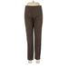 T Tahari Casual Pants - High Rise: Brown Bottoms - Women's Size Medium