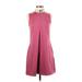 Tommy Bahama Casual Dress - A-Line: Burgundy Solid Dresses - Women's Size Small