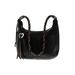 Brighton Leather Hobo Bag: Pebbled Black Solid Bags