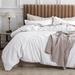 Cotton Waffle Weave Duvet Cover Set, Soft and Breathable Duvet Cover Set