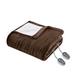 Gracie Mills Trevor Soft Plush Reverses to Berber Heated Blanket