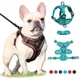 Ensemble de harnais réglable pour chien gilet pour petit et grand chien chat maille