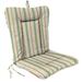 Breakwater Bay 21" x 38" Outdoor Chair Cushion w/ Ties & Loop Polyester | Wayfair 6CCEC81FE89348728BF965FEEB720A85