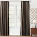 Eastern Accents Priscilla Polyester Room Darkening Curtain Panel in Brown | 120 H x 20 W in | Wayfair 7TS-CUD-490