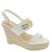 Tommy Hilfiger Kharie - Womens 7.5 White Sandal Medium