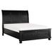 Darby Home Co Adelyse Solid Wood Platform Bed Wood in Black | 57 H x 80 W x 95 D in | Wayfair 590A2FA2E7FA4308BF33F6E3139D60E9