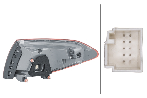 HELLA Heckleuchte 2sd354875231 LED links für Mercedes Image