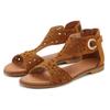 Sandale LASCANA "Sommerschuh", Damen, Gr. 41, braun (camelfarben), Obermaterial: 100% Rindsleder. Futter: 50% Lederimitat, 50% Polyester. Decksohle: 50% Lederimitat, 50% Polyester. Laufsohle: 100% Synthetik, unifarben, klassisch, Schuhe, Sandalette,...
