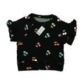 Pre-owned Rockets Of Awesome Girls Black | Cherry T-Shirt size: 4T