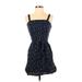 Hollister Casual Dress - Mini: Blue Stars Dresses - Women's Size X-Small