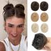 2 PCS Mini Claw Clip in Messy Cat Ears Hair Bun Extensions Wig Accessory Hairpieces for Women Girls