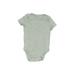 Baby Gap Short Sleeve Onesie: Gray Marled Bottoms - Size 3-6 Month