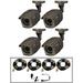 Open Box Q-See Premium 650TVL 100ft Night Vision 3.6mm 4 Pack QD6508B-4 - GRAPHITE